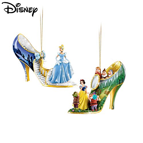 Disney 'Once Upon A Slipper' Christmas Ornament Set1