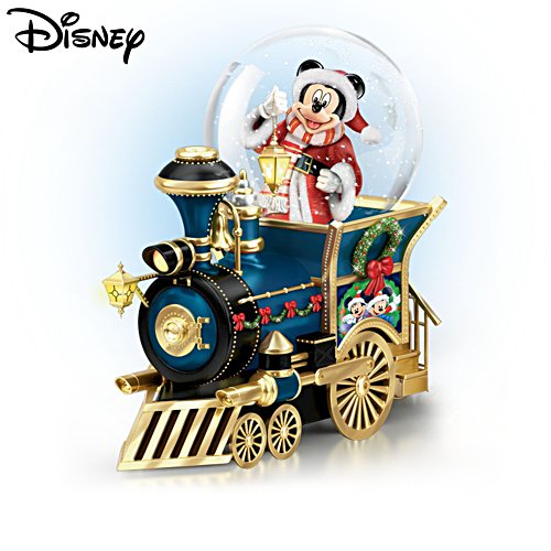Disney Mickey Mouse 'Santa Mouse Is Comin' To Town' Miniature Snowglobe