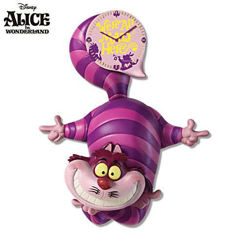 Disney 'Alice In Wonderland' Cheshire Cat Wall Clock