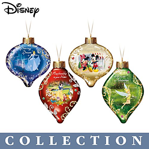 Disney ‘Dazzling Dreams’ Luminary Glass Ornament Collection