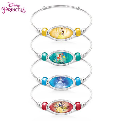 Disney Princess 'Be Strong And True' Bracelet Set