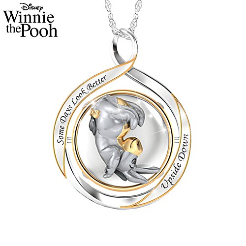 Disney Winnie The Pooh Eeyore 2-in-1 Ladies' Flip Pendant