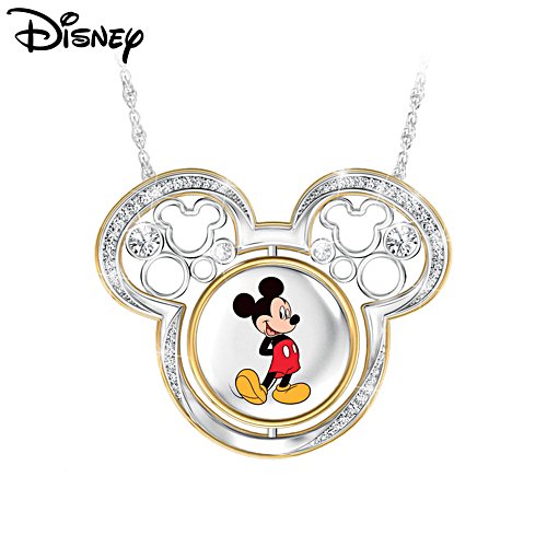 Disney Mickey Mouse 'Turn Through Time' Ladies' Pendant