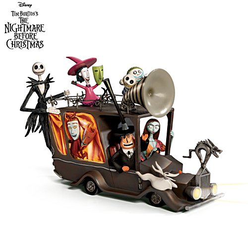 Disney Tim Burton's The Nightmare Before Christmas Mayor's Car Sculpture