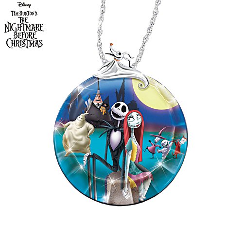 Disney Tim Burton's The Nightmare Before Christmas 'An Enchanting Nightmare' Pendant