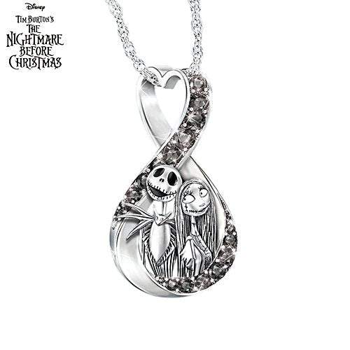 Disney Tim Burton's The Nightmare Before Christmas 'Love Is Eternal' Ladies' Pendant