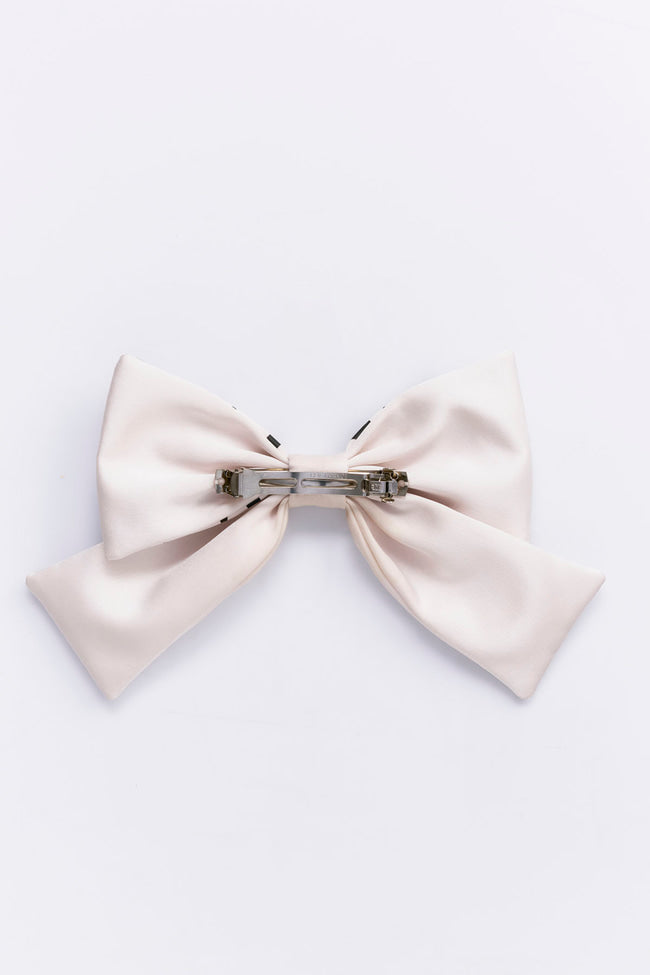 White Lie Ribbon Clip