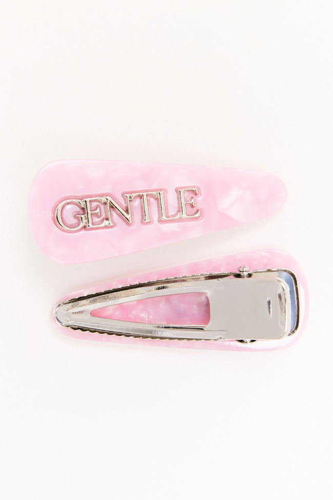 REVERIE HAIR CLIP : Pink