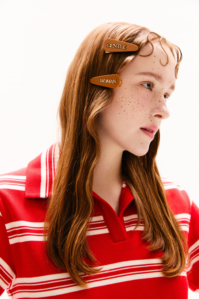 GW HAIR CLIP : Beige