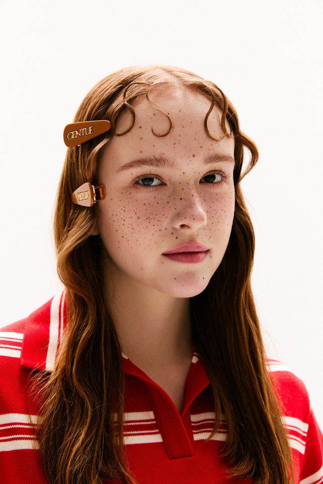 GW HAIR CLIP : Beige
