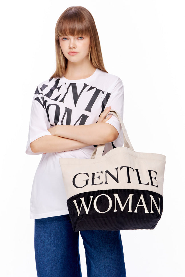 Safari Sensation Corduroy Tote