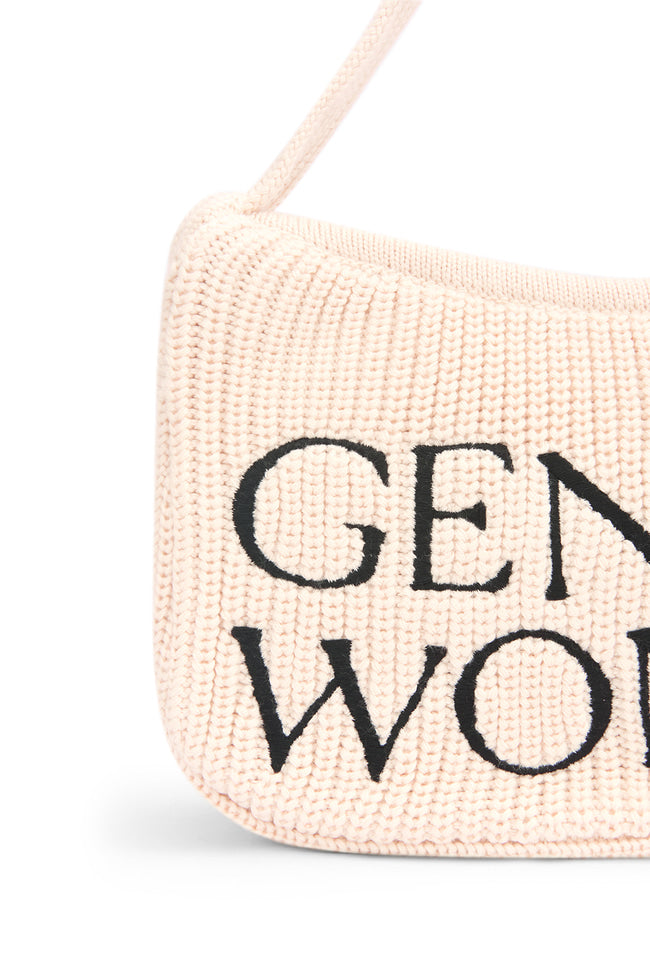 GW Preppy Knit Shoulder Bag