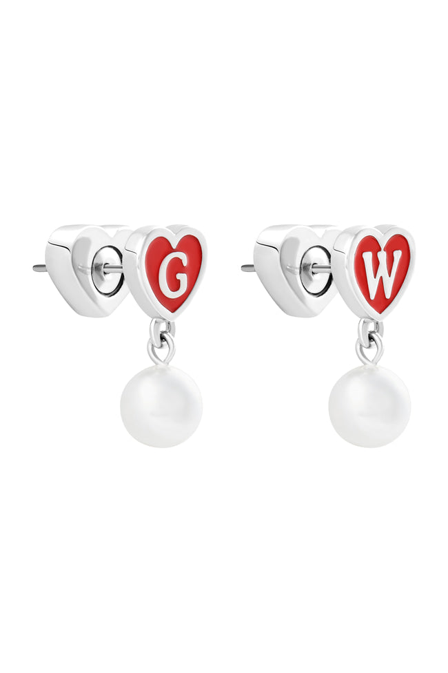 I HEART YOU PEARL EARRINGS