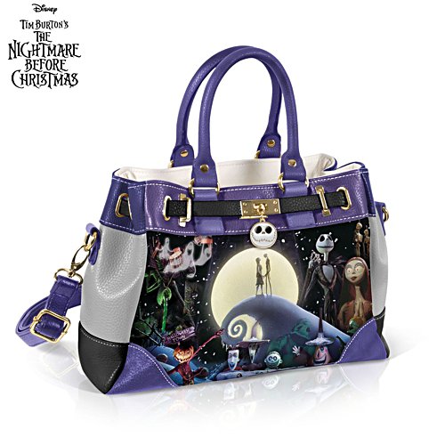 Disney Tim Burton's The Nightmare Before Christmas ‘Love Is Eternal’ Fine Art Handbag