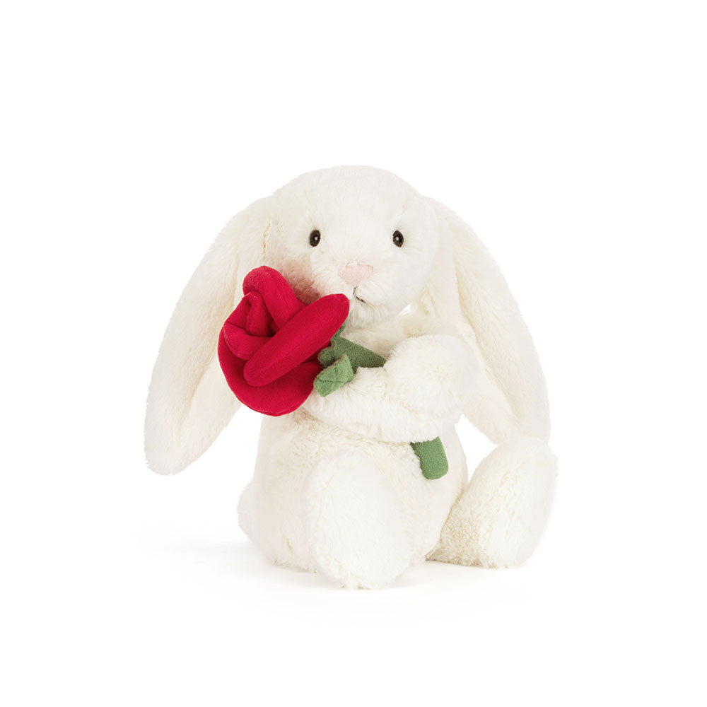 Cream Bunny with Rose – Takusan Store JP