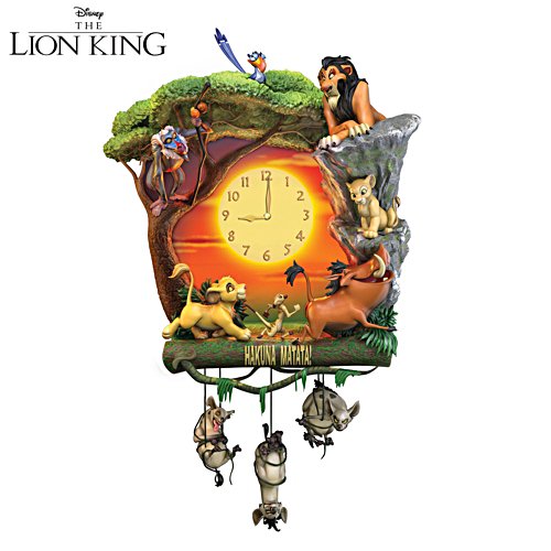 Disney The Lion King Hakuna Matata Wall Clock