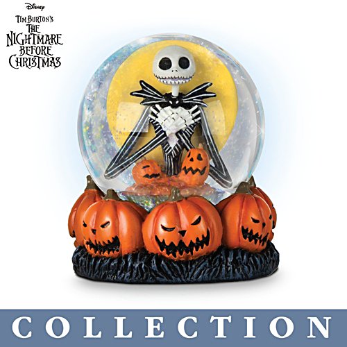 Disney Tim Burton's The Nightmare Before Christmas Glitter Globe Collection