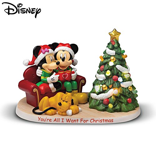 Disney's Mickey Mouse & Minnie Mouse 'You're All I Want For Christmas' Figurine