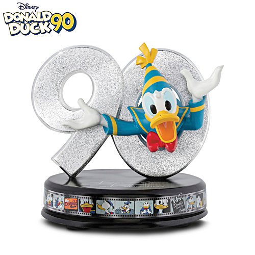 Disney Donald Duck 90th Anniversary Rotating Sculpture