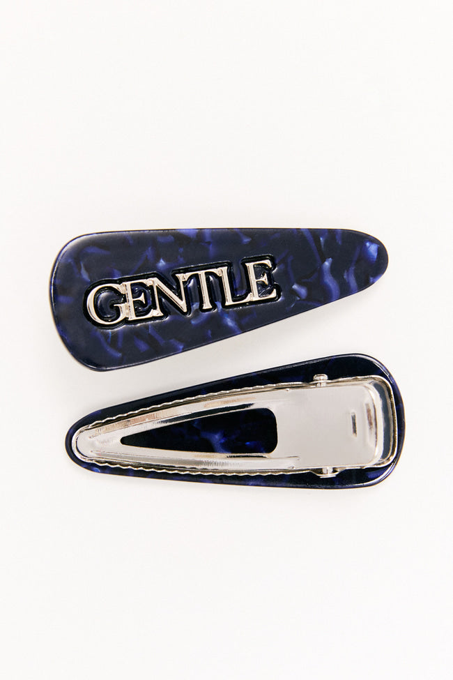 REVERIE HAIR CLIP : Navy