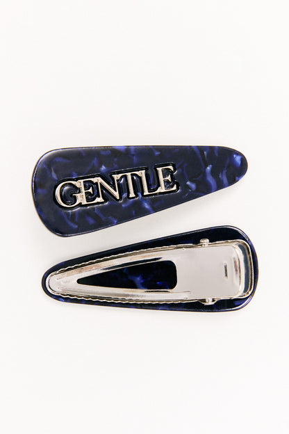 REVERIE HAIR CLIP : Navy