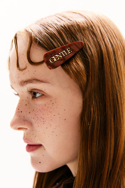 REVERIE HAIR CLIP : Brown
