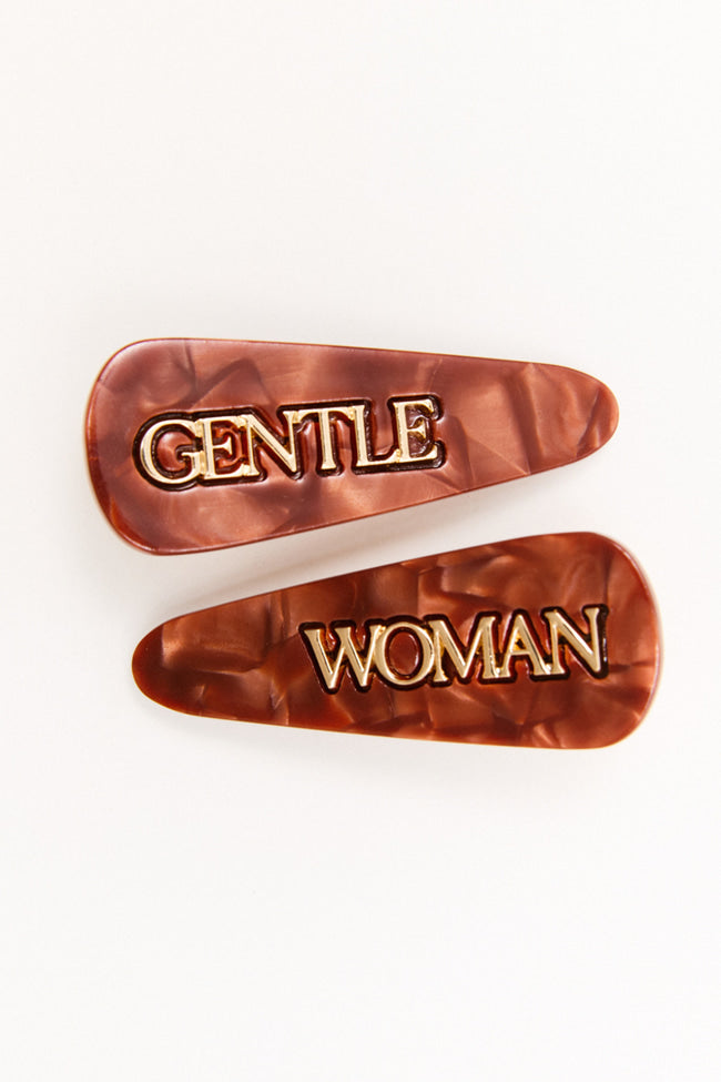 REVERIE HAIR CLIP : Brown