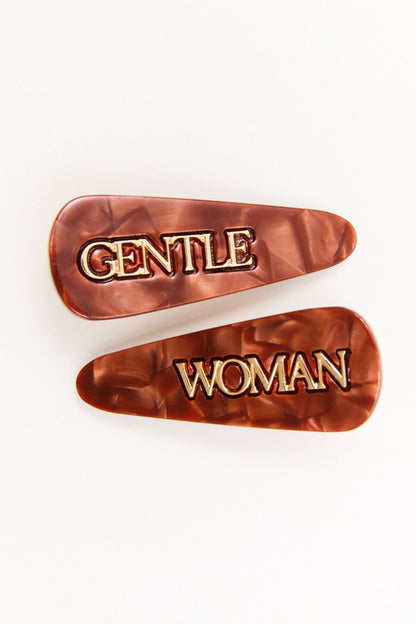 REVERIE HAIR CLIP : Brown
