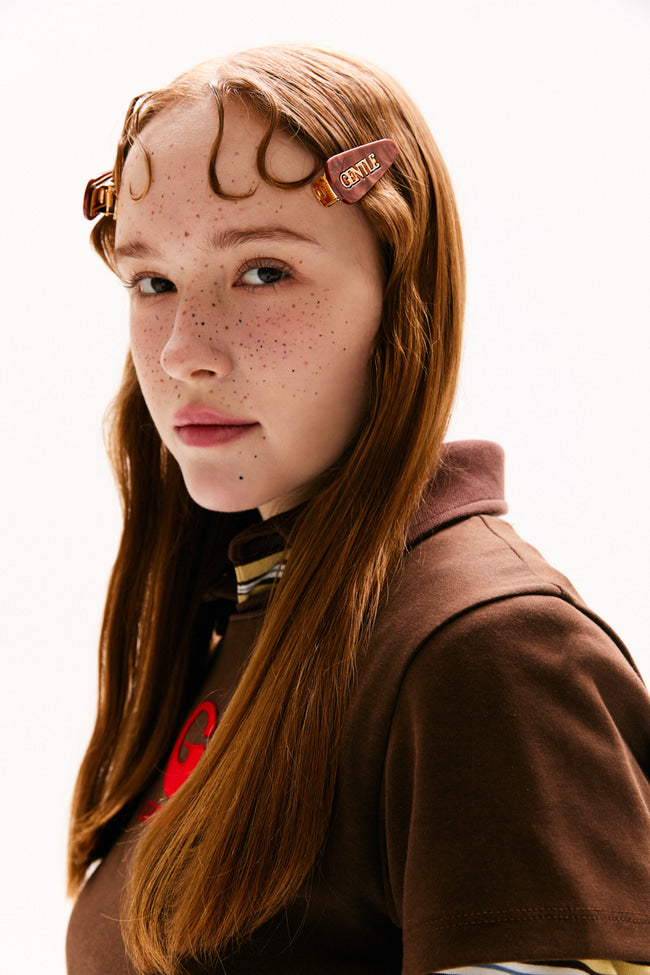 REVERIE HAIR CLIP : Brown