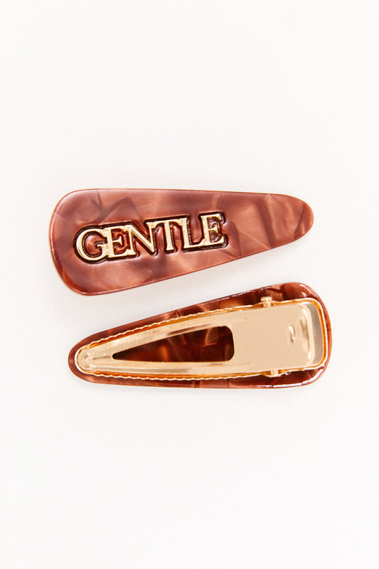 REVERIE HAIR CLIP : Brown