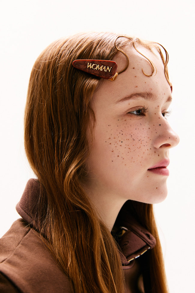 REVERIE HAIR CLIP : Brown