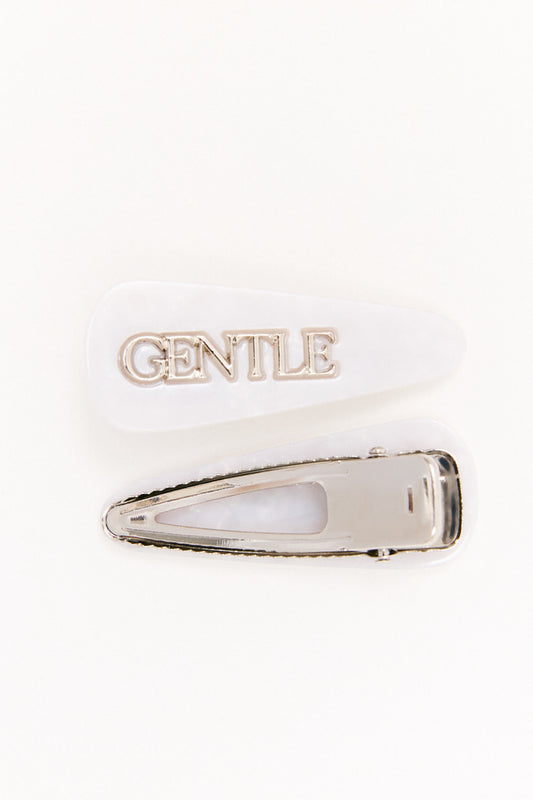 REVERIE HAIR CLIP : White