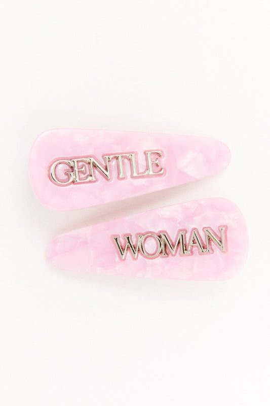 REVERIE HAIR CLIP : Pink