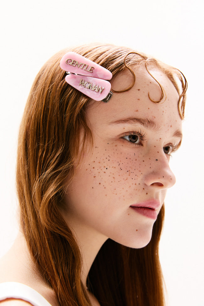 REVERIE HAIR CLIP : Pink