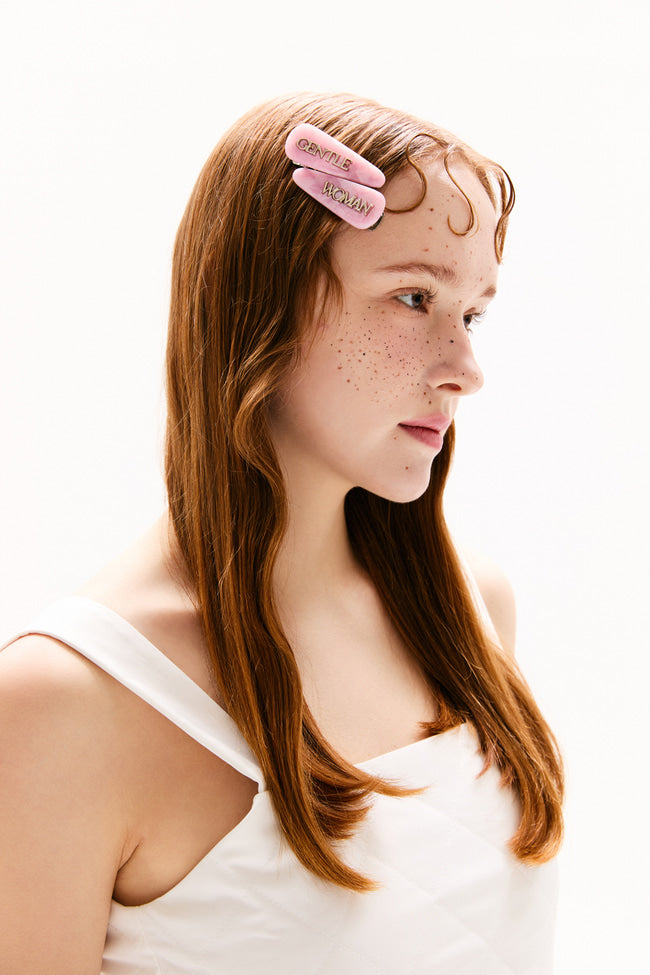REVERIE HAIR CLIP : Pink