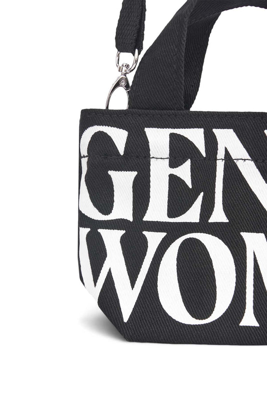 GW BLACK MICRO CANVAS TOTE