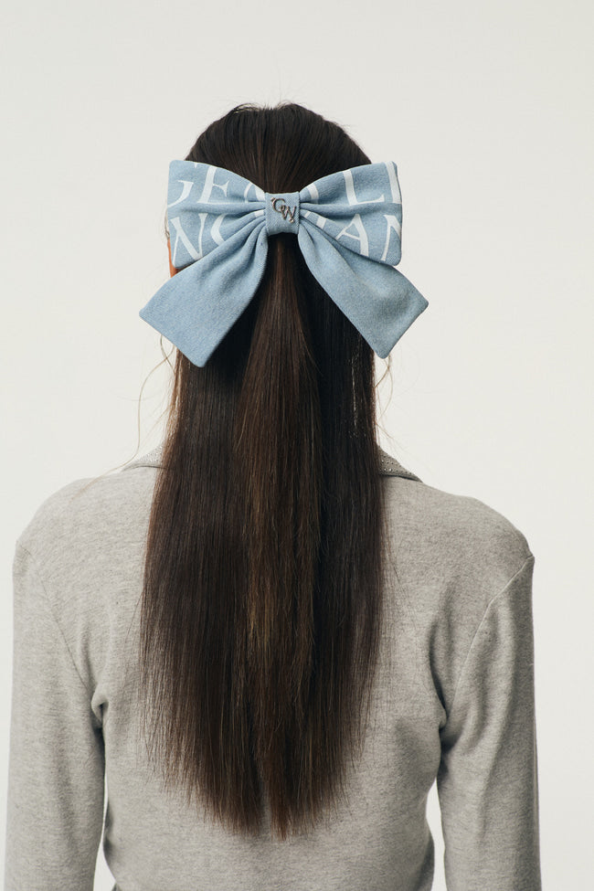 GW Ribbon Hair Clip : Blue