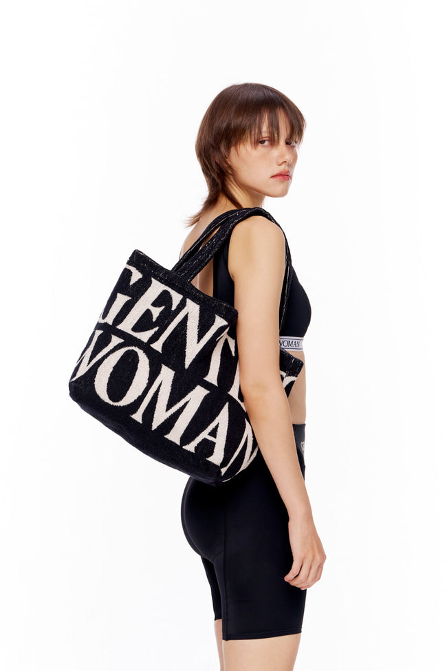 GW Terry Tote Bag : Black
