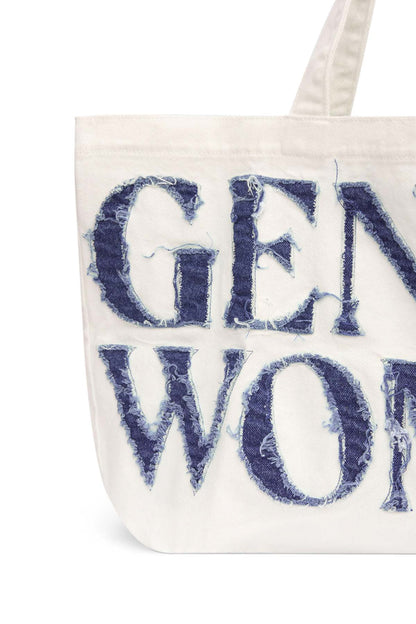 GW Denim Tote Bag : White