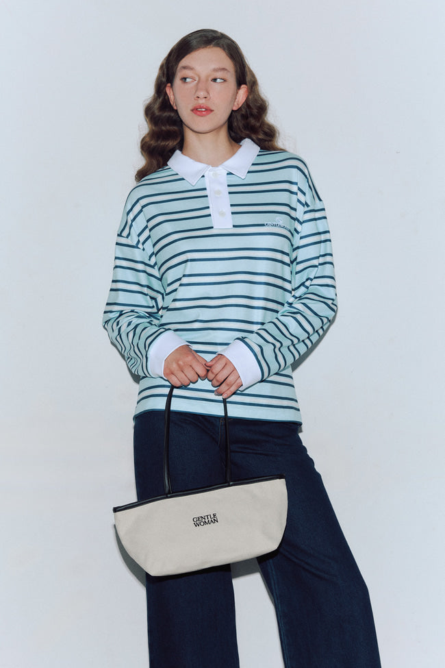 Sailor Anchor Shoulder Bag: Black