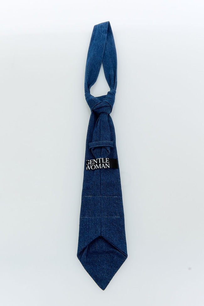 Indigo Hide Denim Tie