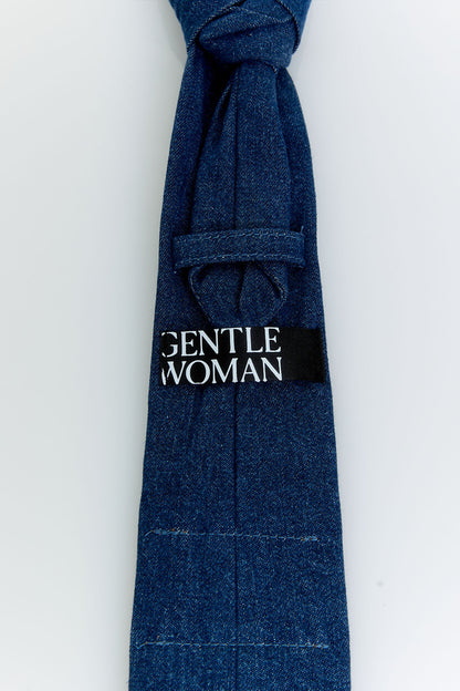 Indigo Hide Denim Tie