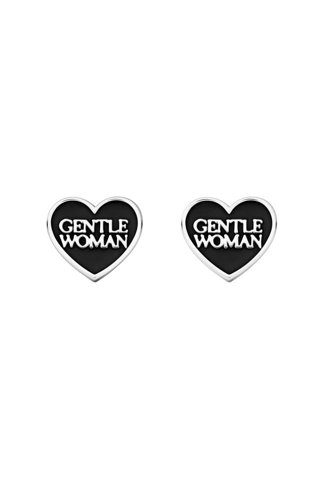 I HEART YOU EARRINGS : BLACK