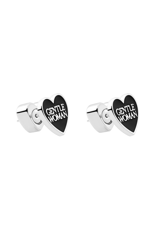 I HEART YOU EARRINGS : BLACK