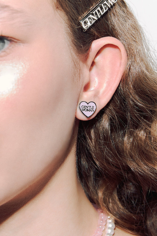 I HEART YOU EARRINGS : PINK