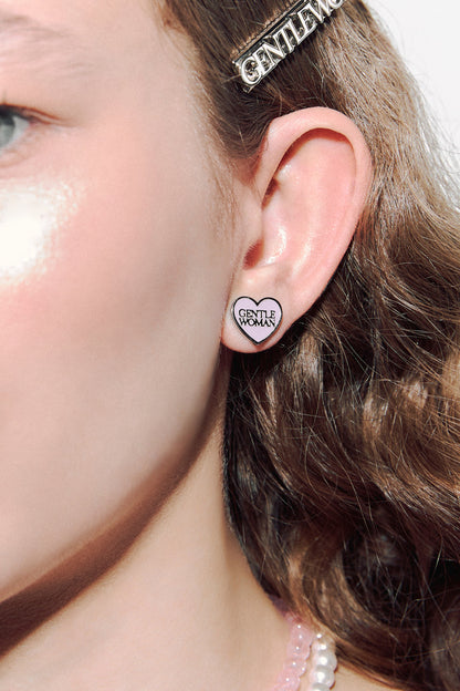 I HEART YOU EARRINGS : PINK