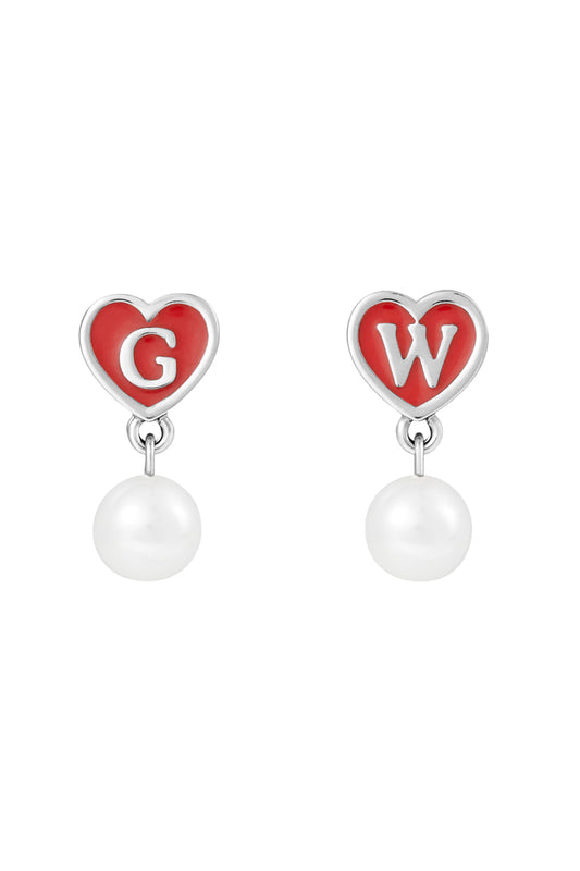 I HEART YOU PEARL EARRINGS