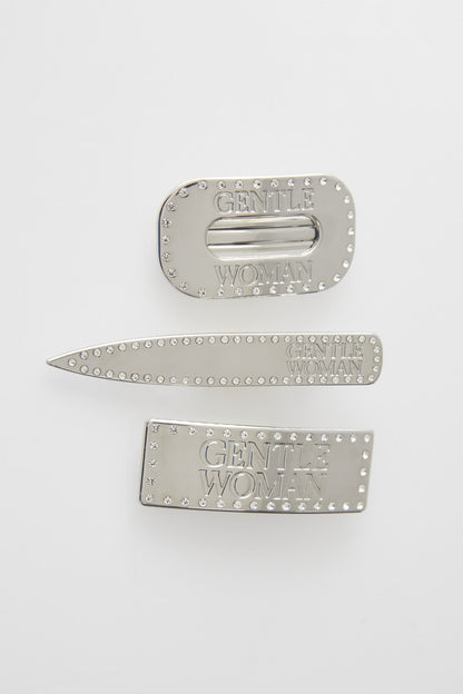 Silver Bloom Hair Clip Set