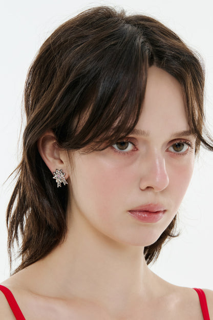 Ribbon Sparkle Earrings